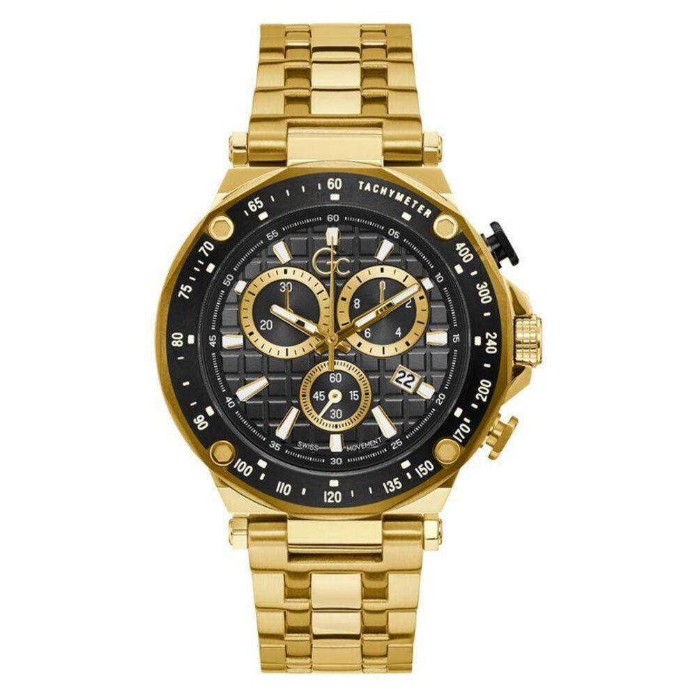 GC Stainless Steel Sport Watch Men Gold Watches